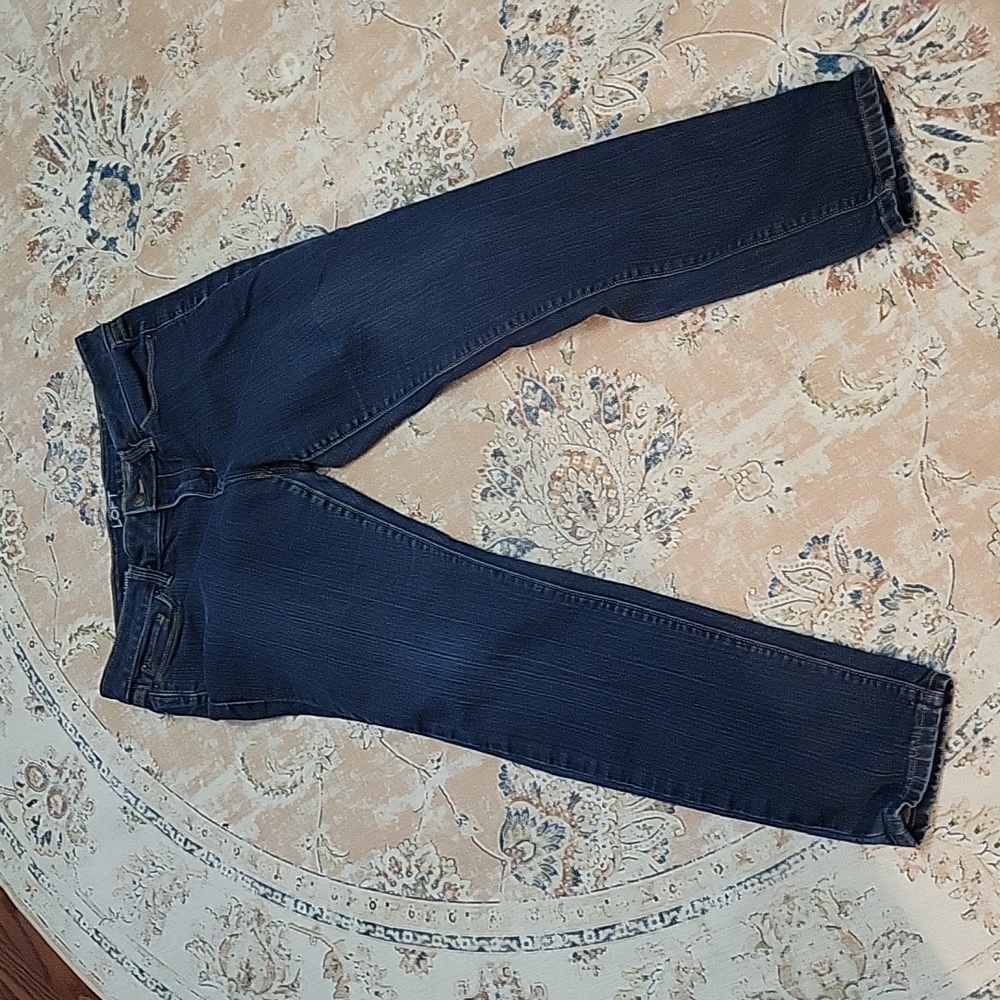 Ann Taylor Loft Modern Skinny blue jeans stretch classic 5 pocket style 8P EUC…
